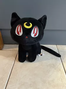 Sailor Moon Luna Cat Black 12” (30CM) Plush Soft Toy WITH TAG VERY RARE - Picture 1 of 8