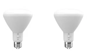 EcoSmart 90-Watt Equivalent BR30 Dimmable LED Light Bulb, Pack of 2 Bulbs - Picture 1 of 1