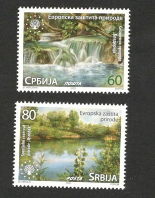 SERBIA-MNH- SET - PROTECCIÓN EUROPEA DE LA NATURALEZA - 2021. Foto 1 de 2