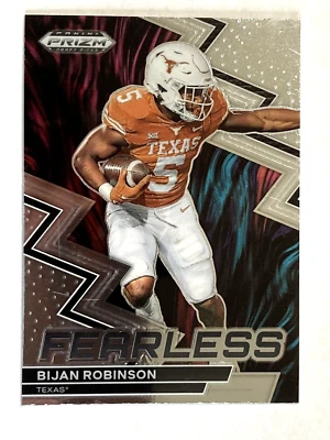 2023 Panini Prizm Draft Picks Bijan Robinson Fearless #F-21 - Image 1 of 2