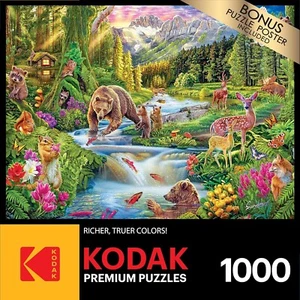Cra-Z-Art - RoseArt - Kodak Premium - Wild Frontier - 1000 Piece Jigsaw Puzzle - Picture 1 of 7