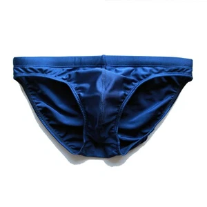 DESMIIT Men's Low rise Swimwear Tight simple Sexy Swim Briefs - Picture 1 of 27
