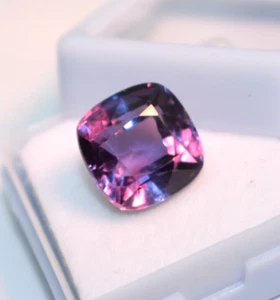 New Auction 11 Ct Approximate Certified Cushion Shape Color Changing Alexandrite - Picture 1 of 4