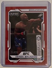Panini Chronicles UFC 2023 Playoff Blue /99 Derek Brunson No.164 Near Mint