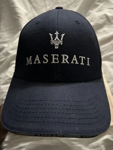 Baseballkappe Maserati Levante Dreizack Logo marineblau bestickt - Bild 1 von 8