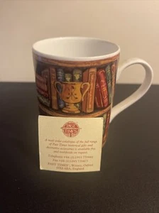 Past Time Rare Made In England Library Mug Porcelain Coffee Tea Mug Cup 0790 - Picture 1 of 8