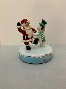 2003 Gemmy Christmas - Shake It Up Santa - Santa and Snowman Dancing - Picture 1 of 10
