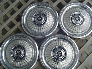 VINTAGE 1959 59 DESOTO FIREDOME FIRESWEEP FIREFLITE HUBCAPS WHEEL COVERS RIMS - Picture 1 of 12