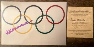 ALEXEI URMANOV firmado 4x6 - Medalla de Oro Olímpica 1994 - Equipo Rusia - AUTÉNTICO - Imagen 1 de 1