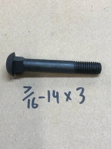 7/16 - 14 X 3 Carriage Wheel Bolt Pre War Antique Vehicle - Picture 1 of 1