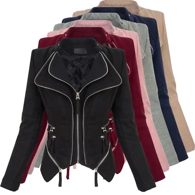 ROCK CREEK SELECTION Damen Biker Jacke Sommer Übergangs Stoff Jacket S-XL NEU D-370