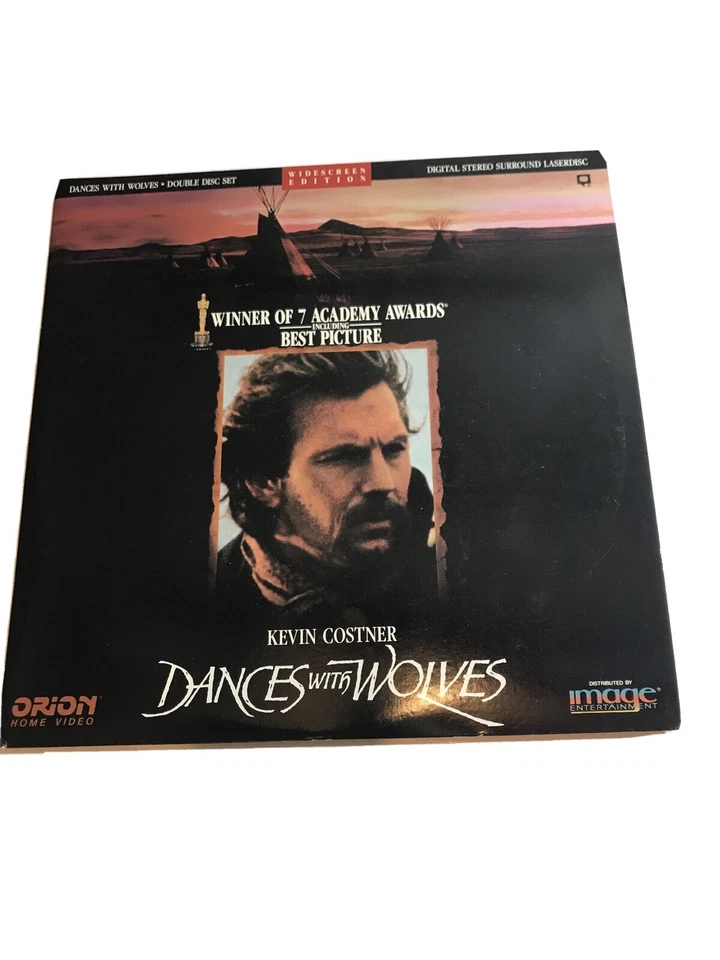 DANCES WITH WOLVES LASERDISC Kevin Costner VG Condition  - Image 1 of 1