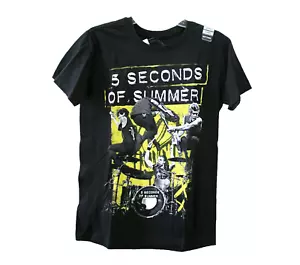 Camiseta 5 Seconds of Summer 5SOS Live Jump Gráfica Negra Talla XS - Imagen 1 de 3