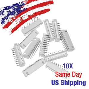 JST XH2,54 mm 10 pines ángulo recto cable cabezal de cable macho ¡10 piezas ee. uu.! - Imagen 1 de 2