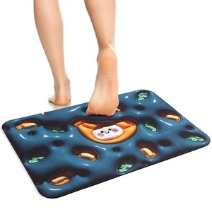 Tongzhi 3D Bathroom Rugs Fit Under Door Non Slip Entry Rugs Absorbent Flat Ba... - Picture 1 of 7