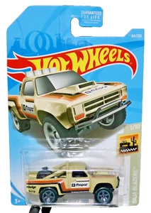 Hot Wheels ~ ‘87 Dodge D100 ~ HW Baja Blazers Tan #64 1/10 2017 - Picture 1 of 10