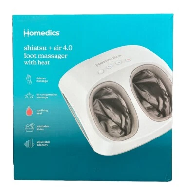 Homedics指压+空气4.0足部按摩器带热量 — 第 1/4 张图片
