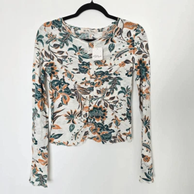 Camiseta Free people We The Free para mujer mediana Dreamed Of You dobladillo de lechuga top Foto 1 de 4