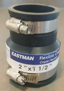 NEU Eastman 2 x 1-1/2 Zoll flexible Kupplung Edelstahl Klemmen 86002 - Bild 1 von 4