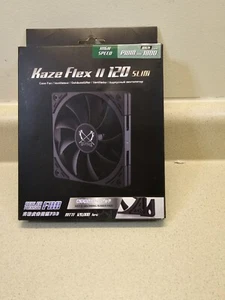 NON RGB Computer Case Fan 120mm Black Quiet Fan - Picture 1 of 5