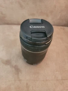 Canon EF-S 18-135mm f/3.5-5.6 Image Stabilization USM Lens Black Used On 3 Shoot - Picture 1 of 10