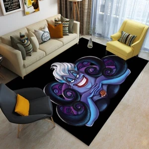 Alfombra de piso rectangular plegable con estampado de villanos Disney Ursula - Imagen 1 de 9