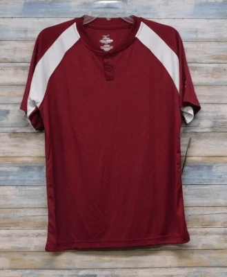 Camisa de béisbol Mizuno Drylite - Talla juvenil XL niños roja Foto 1 de 4