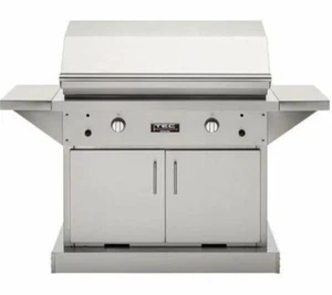 TEC Patio FR 44-Inch Infrared Propane Gas Grill On Stainless Cabinet - PFR2LPCAB - Picture 1 of 3