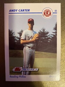 1991 Line Drive Pre-Rookie AA Andy Carter #506