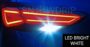 For SEAT LEON MK3 2018+ LED XENON BRIGHT WHITE REVERSE LIGHT BULB ERROR FREE T15 - Picture 1 of 2