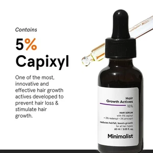 Minimalist Hair Serum 30ml Pack of 1 – Capixyl, Redensyl Peptides Hair Fall Care - Picture 1 of 11