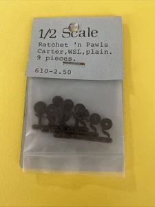 1/2 Scale Ratchet And Pawls Carter, WSL, Plain. 9 PCs. Trains* - Picture 1 of 2