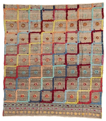 New Color Multicolor Moroccan Wool Rug Luxury Design Handmade Area Carpet Rug - Image 1 of 4