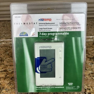 NEW SEALED RiteTemp 8035C 7-Day Programmable Digital Thermostat Touch Screen - Picture 1 of 10