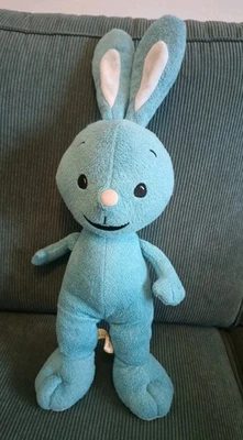 Kikaninchen Kuscheltier ca 50cm Stofftier Hase Plüschtier Kaninchen blau Simba - Bild 1 von 4