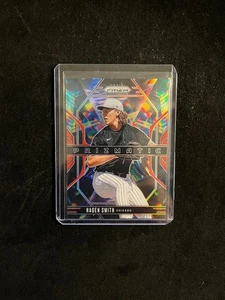 2025 Panini Prizm Baseball Hagen Smith Red Prizmatic 035/199 #18 Chicago - Picture 1 of 2