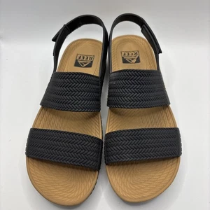Reef Women's Water Vista Backstrap Sandals Size 7 Black/Brown - Picture 1 of 16