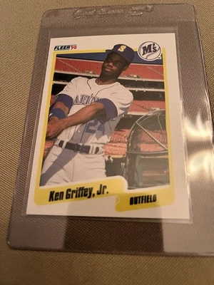 Tarjeta de novato Fleer 1990 - Ken Griffey Jr #513 Foto 1 de 2