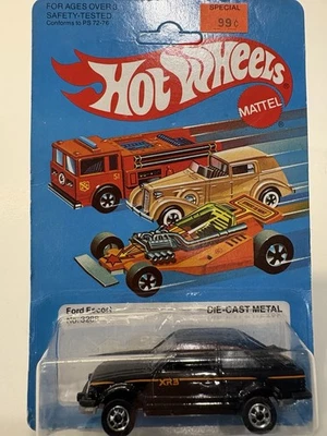 Vintage 1982 Hot Wheels Ford Escort Black #3288 - Image 1 of 4