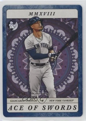 2018 Topps Gypsy Queen Tarot of the Diamond Indigo /250 Giancarlo Stanton - Image 1 of 2