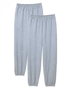 Hanes Sweatpants 3XL Fleece 2-pack Men's EcoSmart Drawcord Cotton Blend - Bild 1 von 1