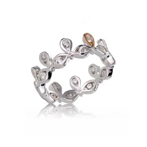 Anillo de Plata Clogau Talla L1/2 EE. UU. 6 Galeses 10ct Oro Rosa Topacio Corona Real - Imagen 1 de 6