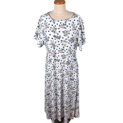 Maxi Vestido Smith & Quinn Botanist Lunares Celine Para Mujer XXL Floral Espalda Abierta Foto 1 de 4
