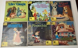 Il Cantastorie di Walt Disney Cofanetto Box 8 LP 33 Giri con Album IllustratoABC - Foto 1 di 5