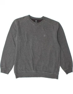 STARTER Hombre Sudadera Jersey Reino Unido 38/40 Gris Medio Algodón BB07 - Imagen 1 de 3