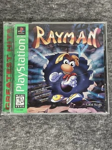 Rayman PlayStation 1 PS1 Greatest Hits Complete CIB Video Game Platformer Ubisof - Picture 1 of 8