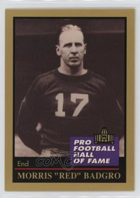 1991 Enor Pro Football Hall of Fame Red Badgro #5 HOF - Image 1 of 2