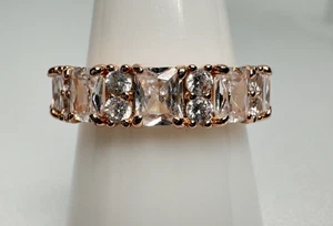 Size 8 Bomb Party Ring - RBP7172 The Celeste Ring - Scratched Band - Picture 1 of 5