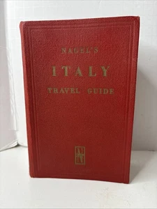 Vintage Nagel’s ITALY Travel Guide 4th Edition 1956 In English 92 Color Maps+ VG - Picture 1 of 18