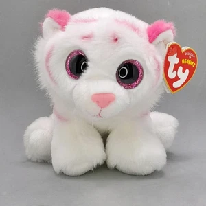 TY Beanie Baby TABOR the Pink Tiger 6" Plush Stuffed Animal Toy NEW MWMT - Picture 1 of 12